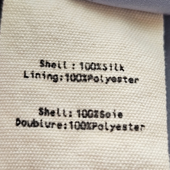 L'Agence Taryn Double Breasted Pinstripe Silk Blazer Sz 6 - Picture 15 of 15